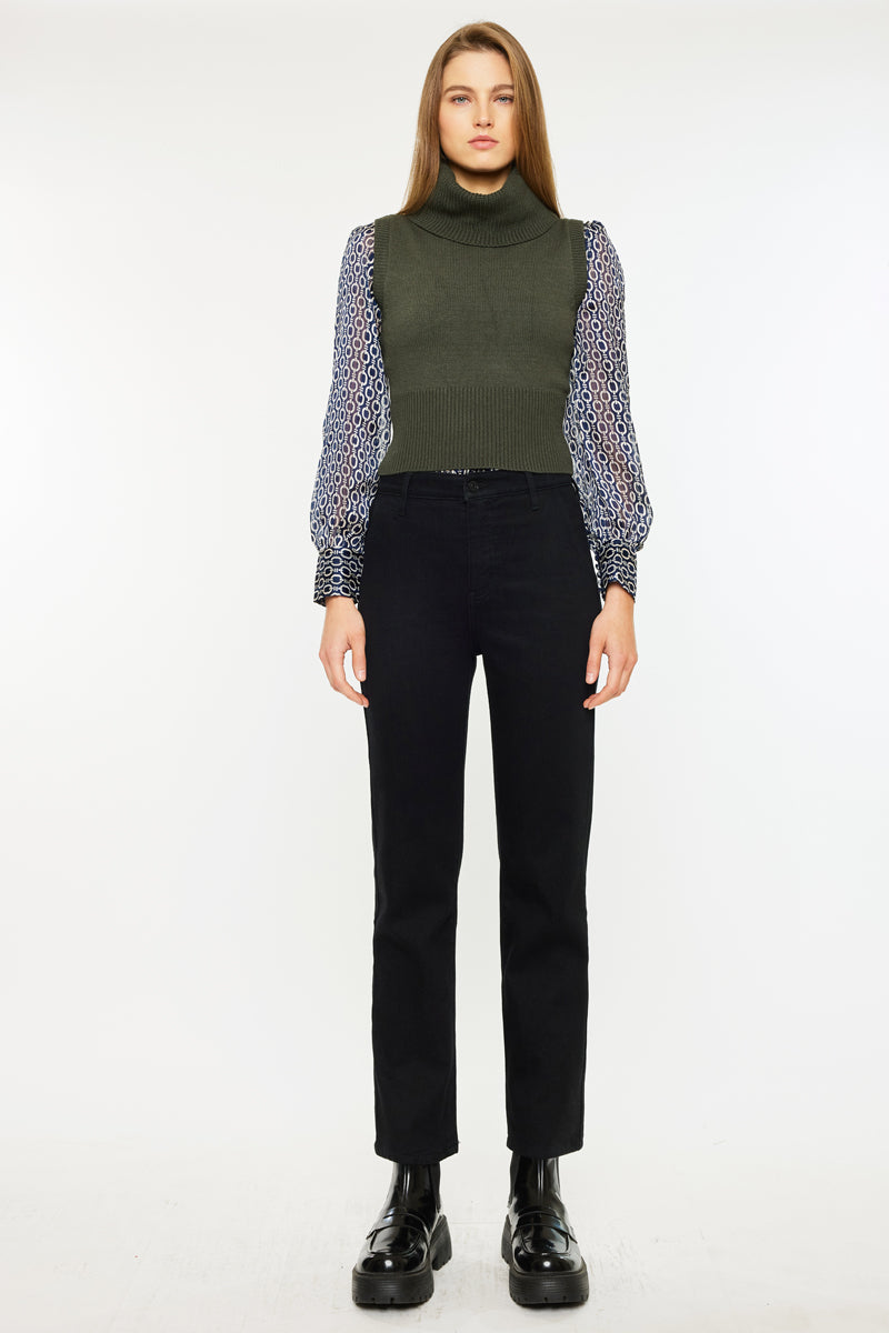 Isa High Rise Straight Leg Jeans - Official Kancan USA