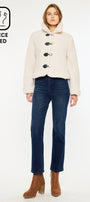 Felicity High Rise Slim Straight Leg Jeans - Official Kancan USA