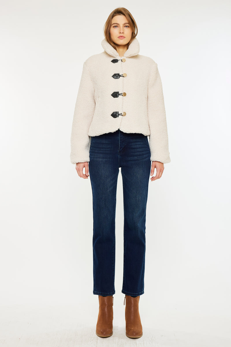 Felicity High Rise Slim Straight Leg Jeans - Official Kancan USA