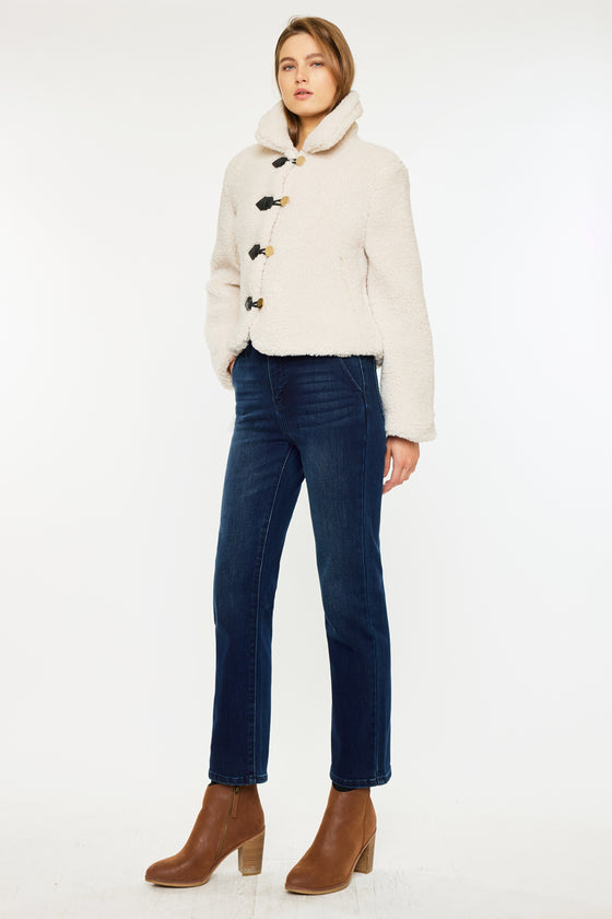 Felicity High Rise Slim Straight Leg Jeans