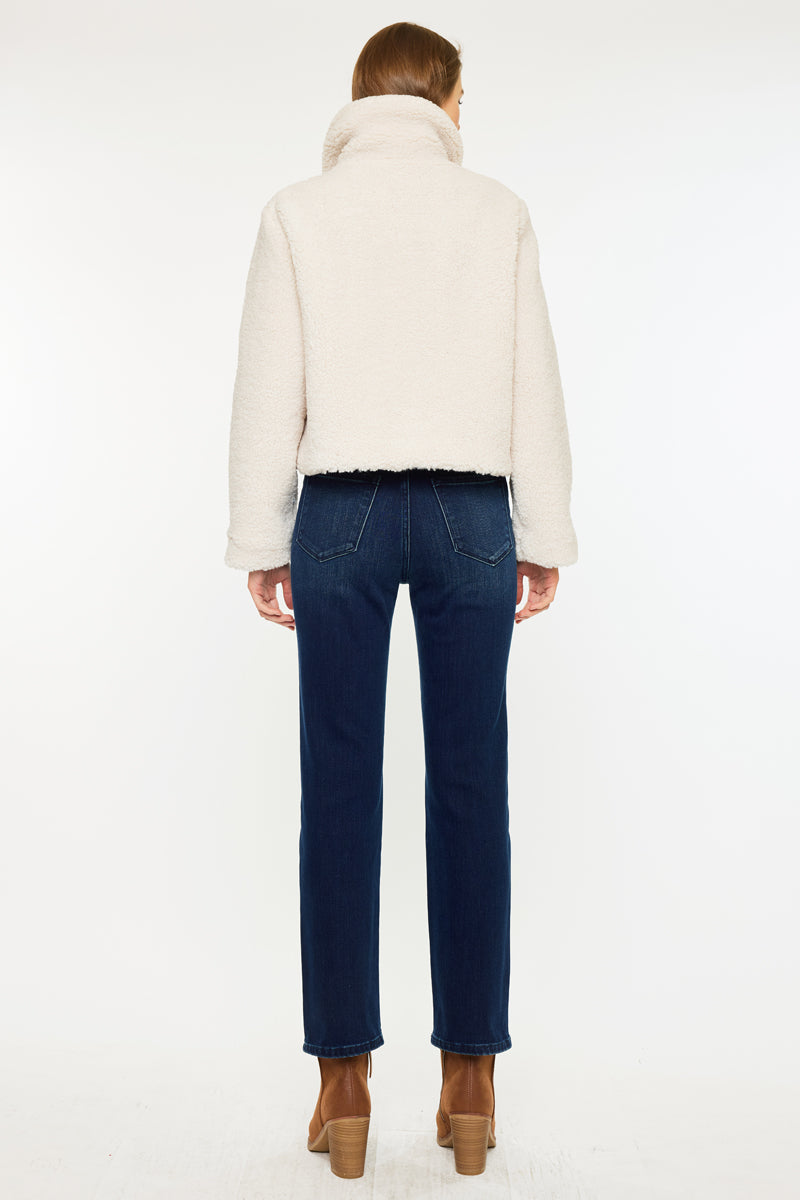 Felicity High Rise Slim Straight Leg Jeans - Official Kancan USA