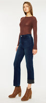 Felicity High Rise Slim Straight Leg Jeans - Official Kancan USA