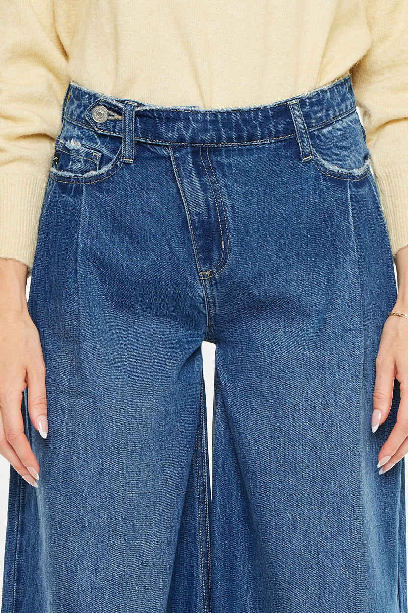 Marley High Rise Super Wide Leg Jeans - Official Kancan USA