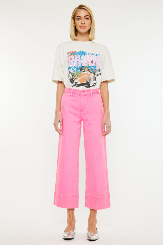 Stacy High Rise Wide Leg Jeans - Official Kancan USA