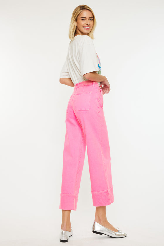 Stacy High Rise Wide Leg Jeans - Official Kancan USA