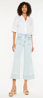 Jace High Rise Crop Wide Leg Jeans - Official Kancan USA