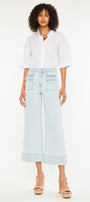 Jace High Rise Crop Wide Leg Jeans - Official Kancan USA