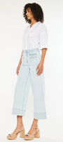 Jace High Rise Crop Wide Leg Jeans - Official Kancan USA