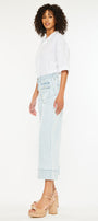 Jace High Rise Crop Wide Leg Jeans - Official Kancan USA