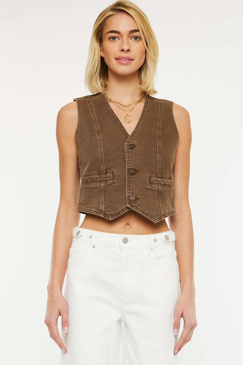 Vanya V-neck vest - Official Kancan USA