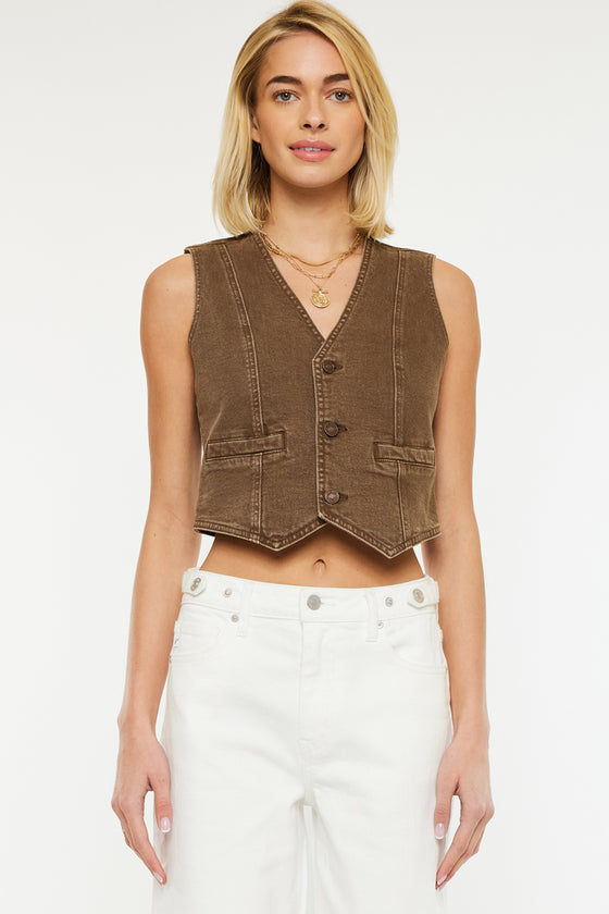 Vanya V-neck vest - Official Kancan USA