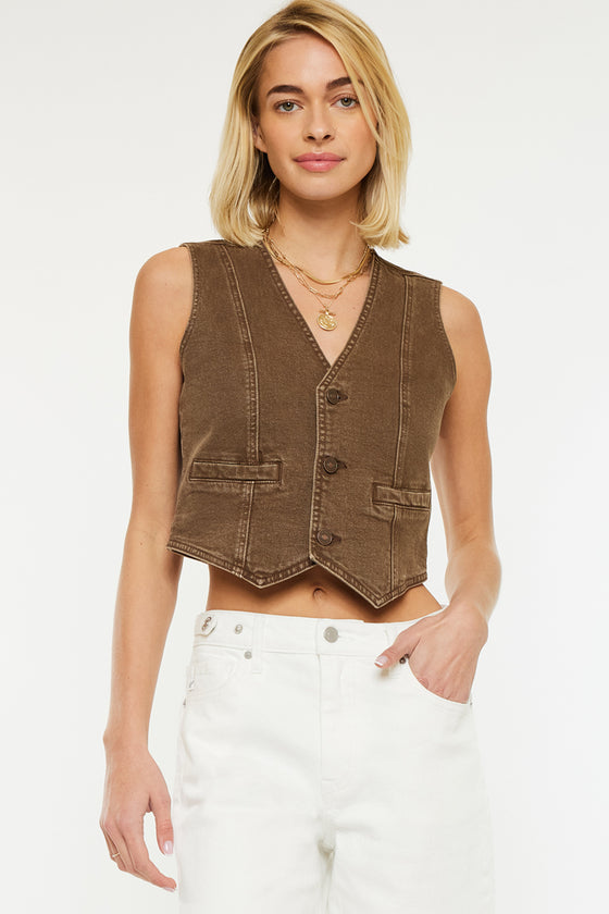 Vanya V-neck vest - Official Kancan USA