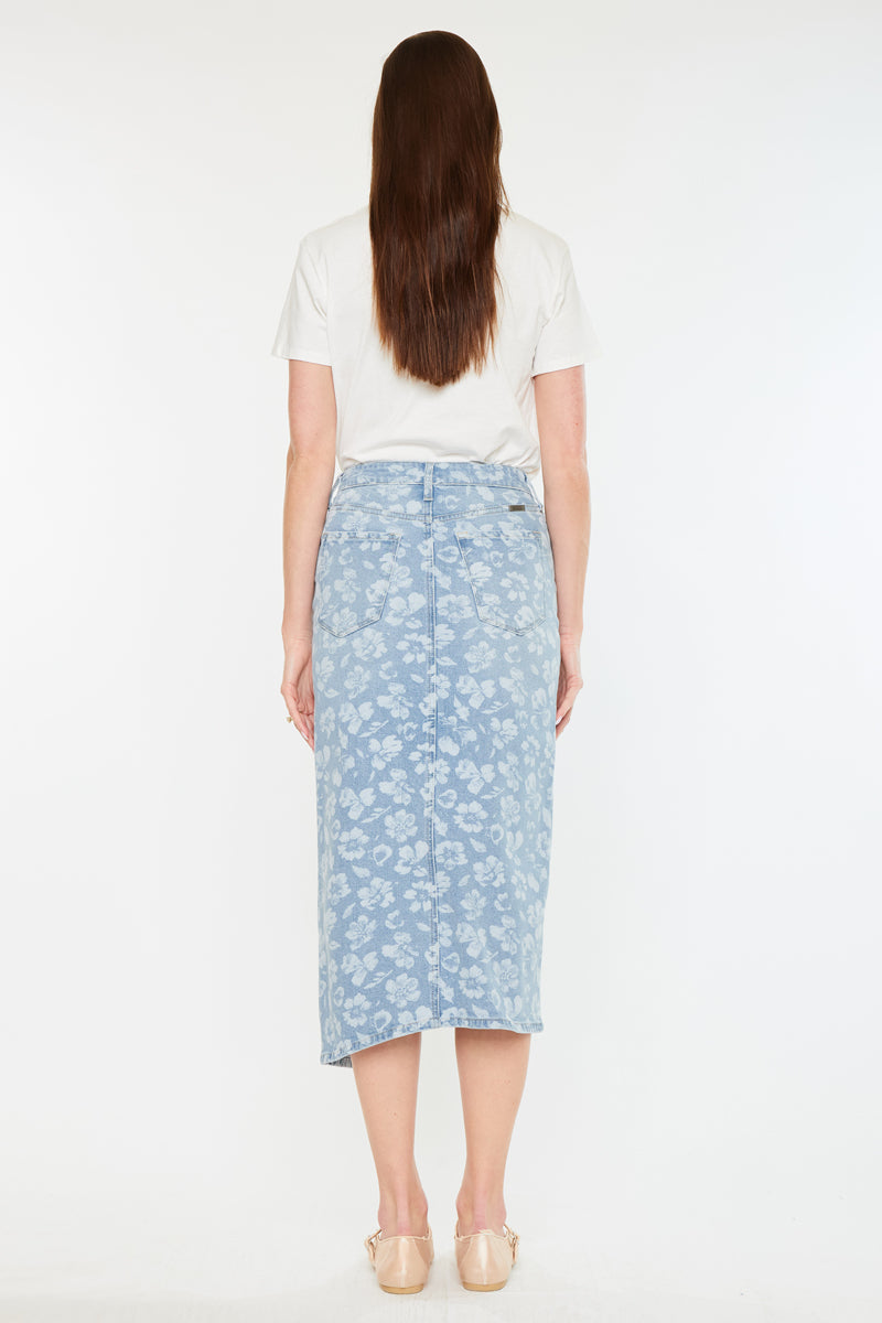 Hibiscus High Rise Midi Skirt - Official Kancan USA