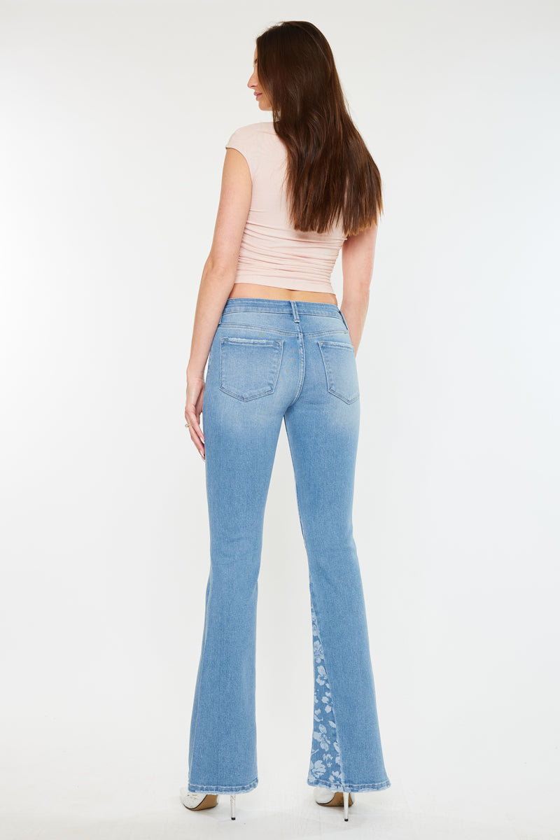 Lydia Mid Rise Flare Jeans - Official Kancan USA