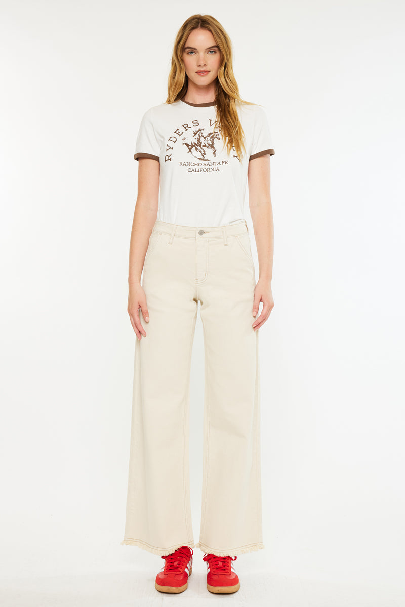 Grace High Rise Wide Jeans - Official Kancan USA