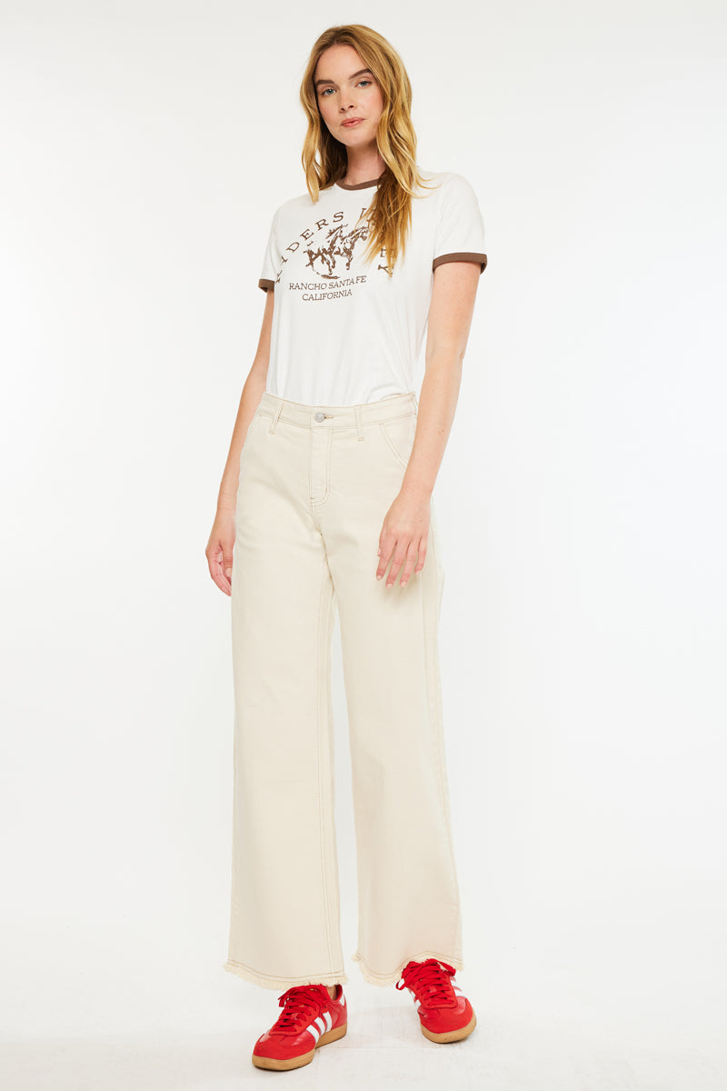 Grace High Rise Wide Jeans - Official Kancan USA