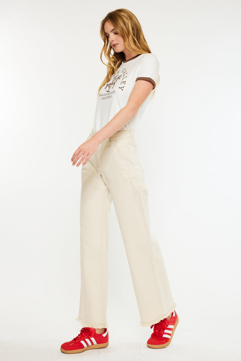 Grace High Rise Wide Jeans - Official Kancan USA