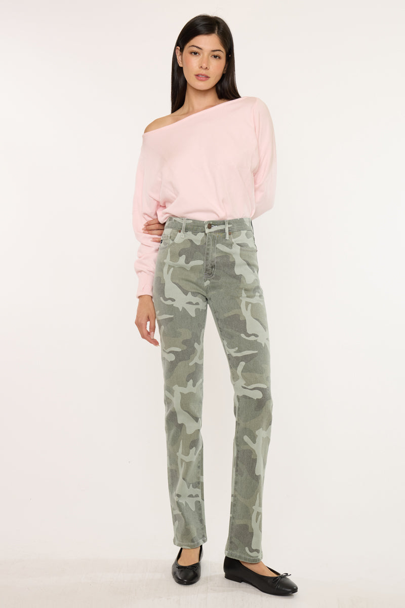 High Rise Straight Jeans - Official Kancan USA