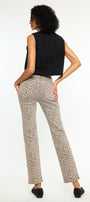 Pheonix High Rise Leopard Straight Jeans - Official Kancan USA