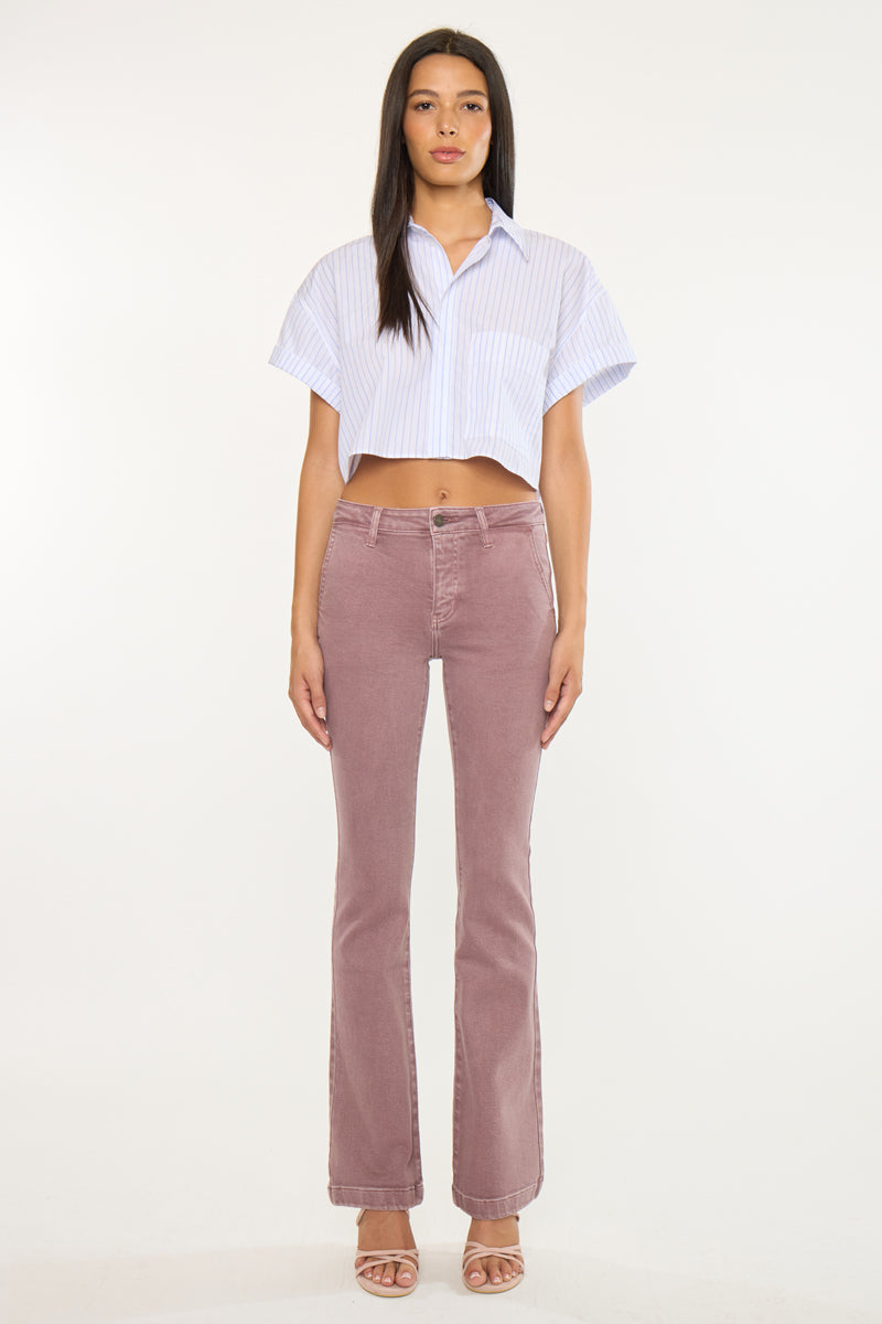 Max Mid Rise Trouser Bootcut Jeans - Official Kancan USA