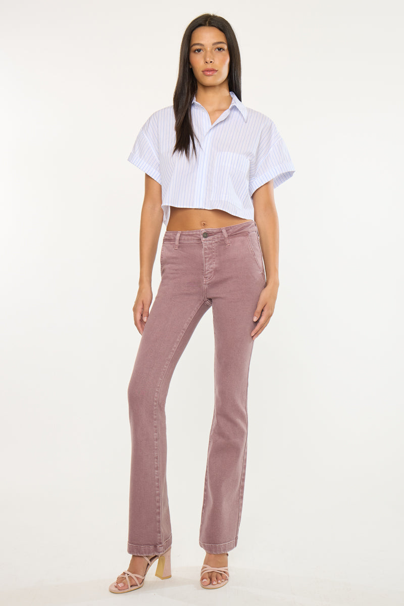 Max Mid Rise Trouser Bootcut Jeans - Official Kancan USA