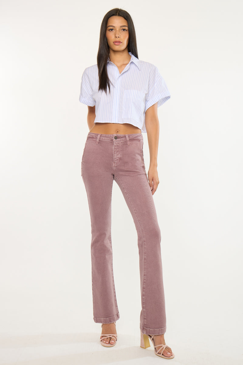 Max Mid Rise Trouser Bootcut Jeans - Official Kancan USA