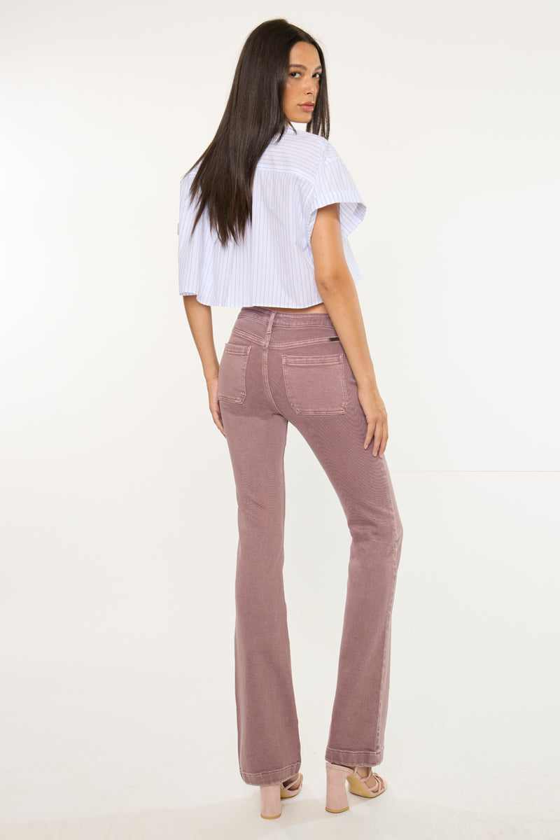 Max Mid Rise Trouser Bootcut Jeans - Official Kancan USA