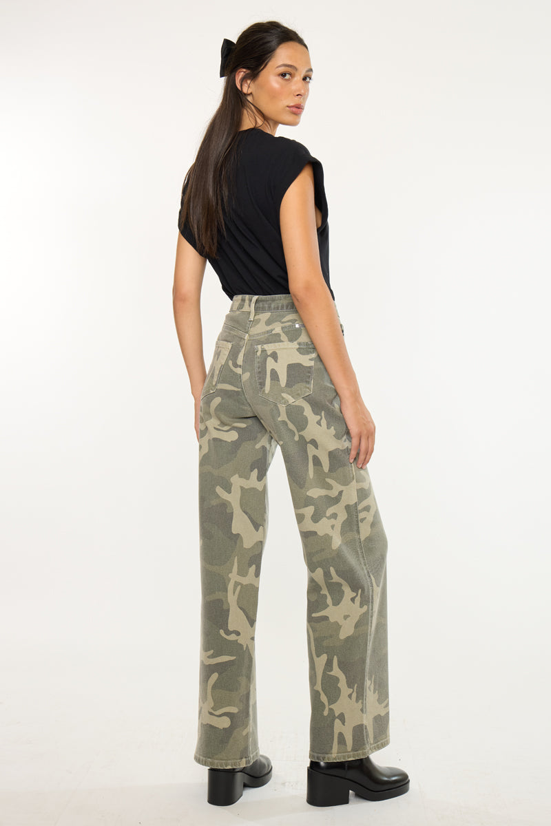 Camille High Rise Wide Leg Jeans - Official Kancan USA