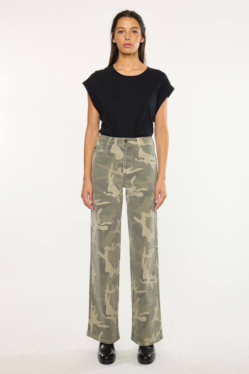 Camille High Rise Wide Leg Jeans - Official Kancan USA