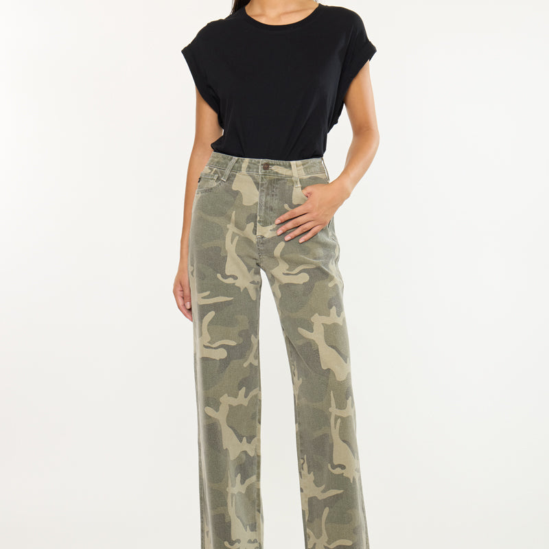 Camille High Rise Wide Leg Jeans - Official Kancan USA