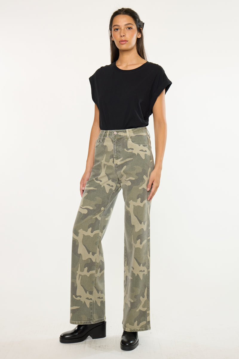 Camille High Rise Wide Leg Jeans - Official Kancan USA