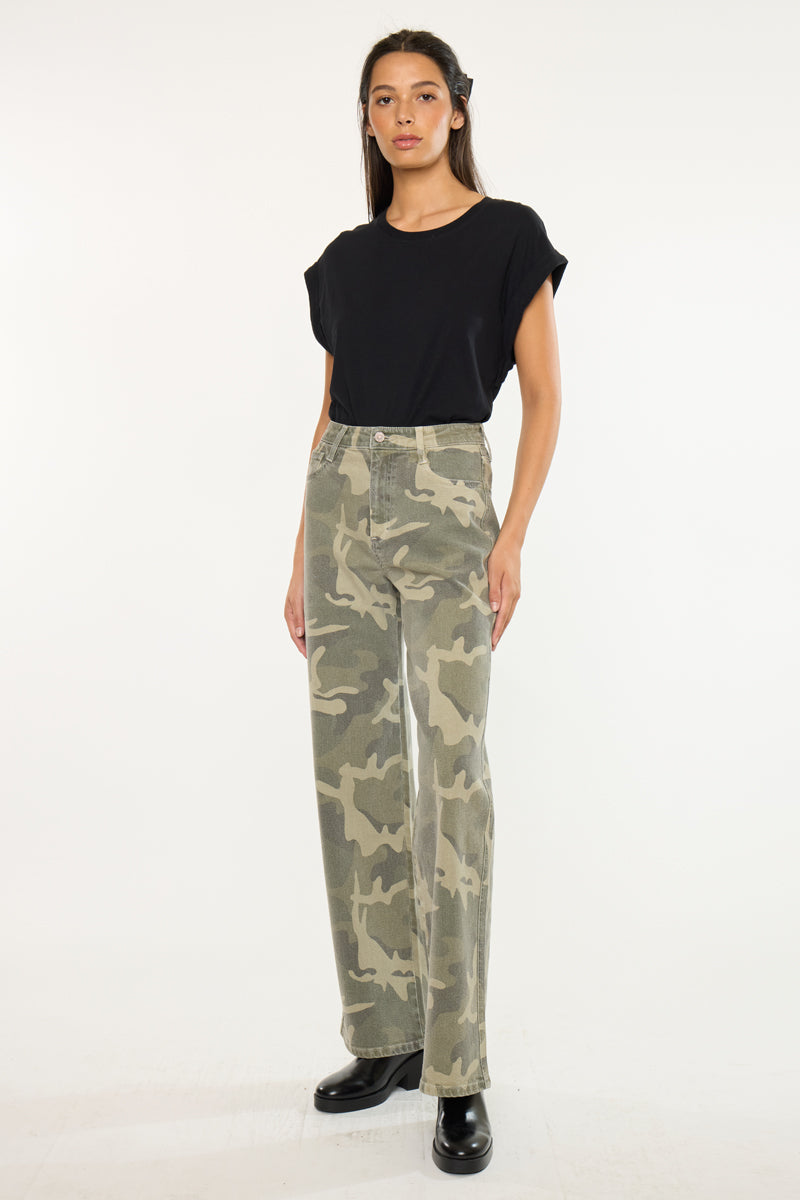 Camille High Rise Wide Leg Jeans - Official Kancan USA
