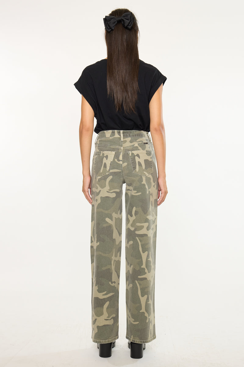 Camille High Rise Wide Leg Jeans - Official Kancan USA