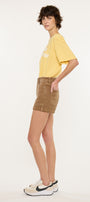 Clara High Rise Mom Shorts - Official Kancan USA