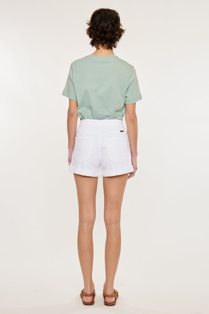 Clara High Rise Mom Shorts - Official Kancan USA