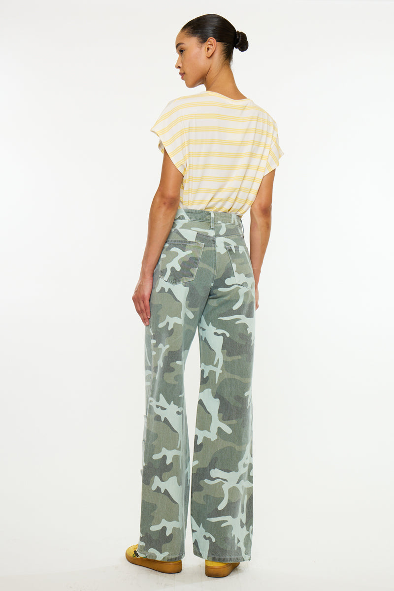 Melinda High Rise Ruched Parachute