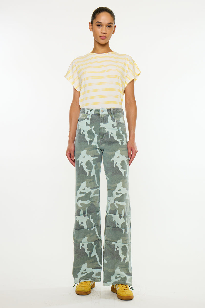 Melinda High Rise Ruched Parachute