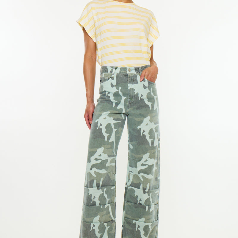 Melinda High Rise Ruched Parachute
