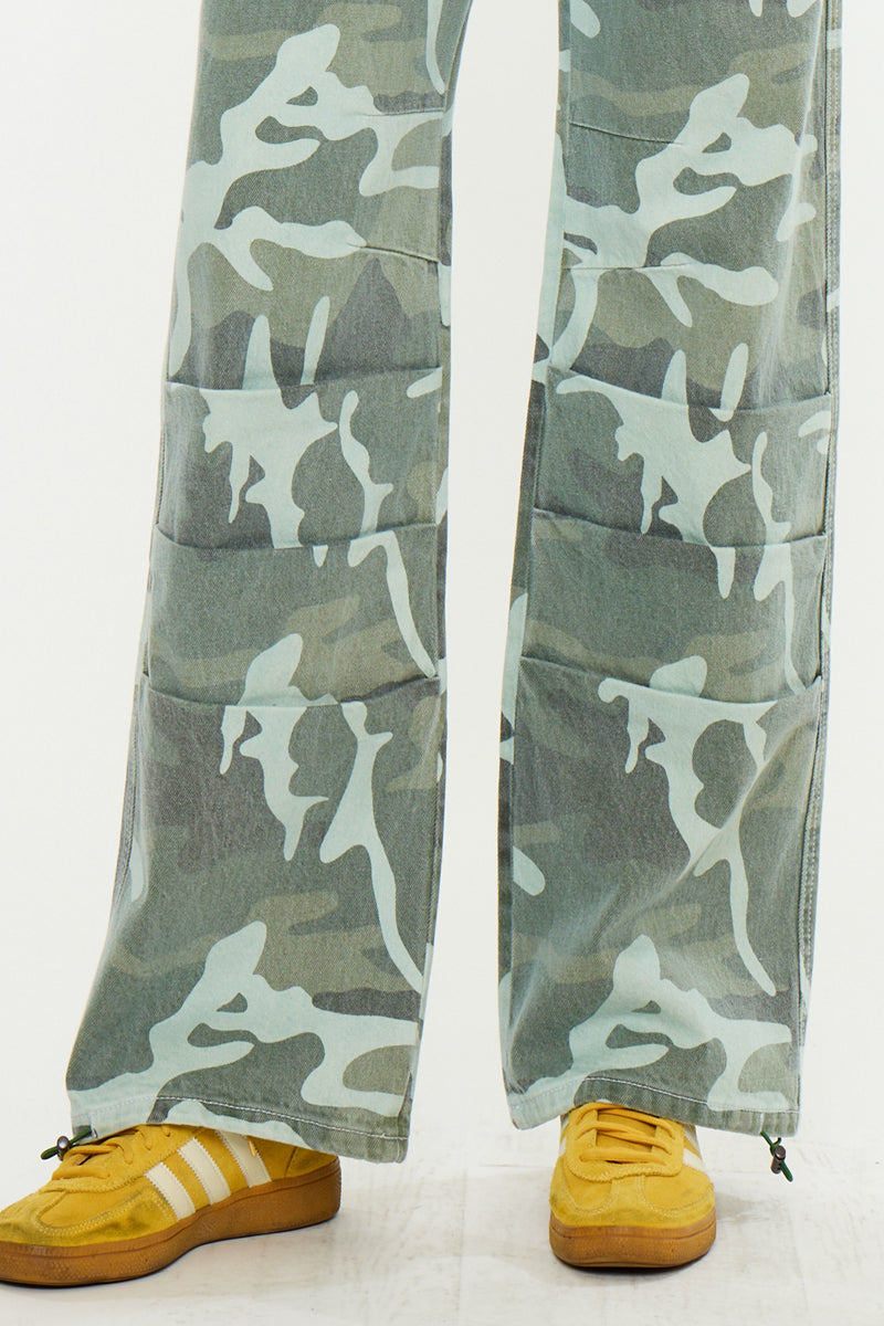 Melinda High Rise Ruched Parachute