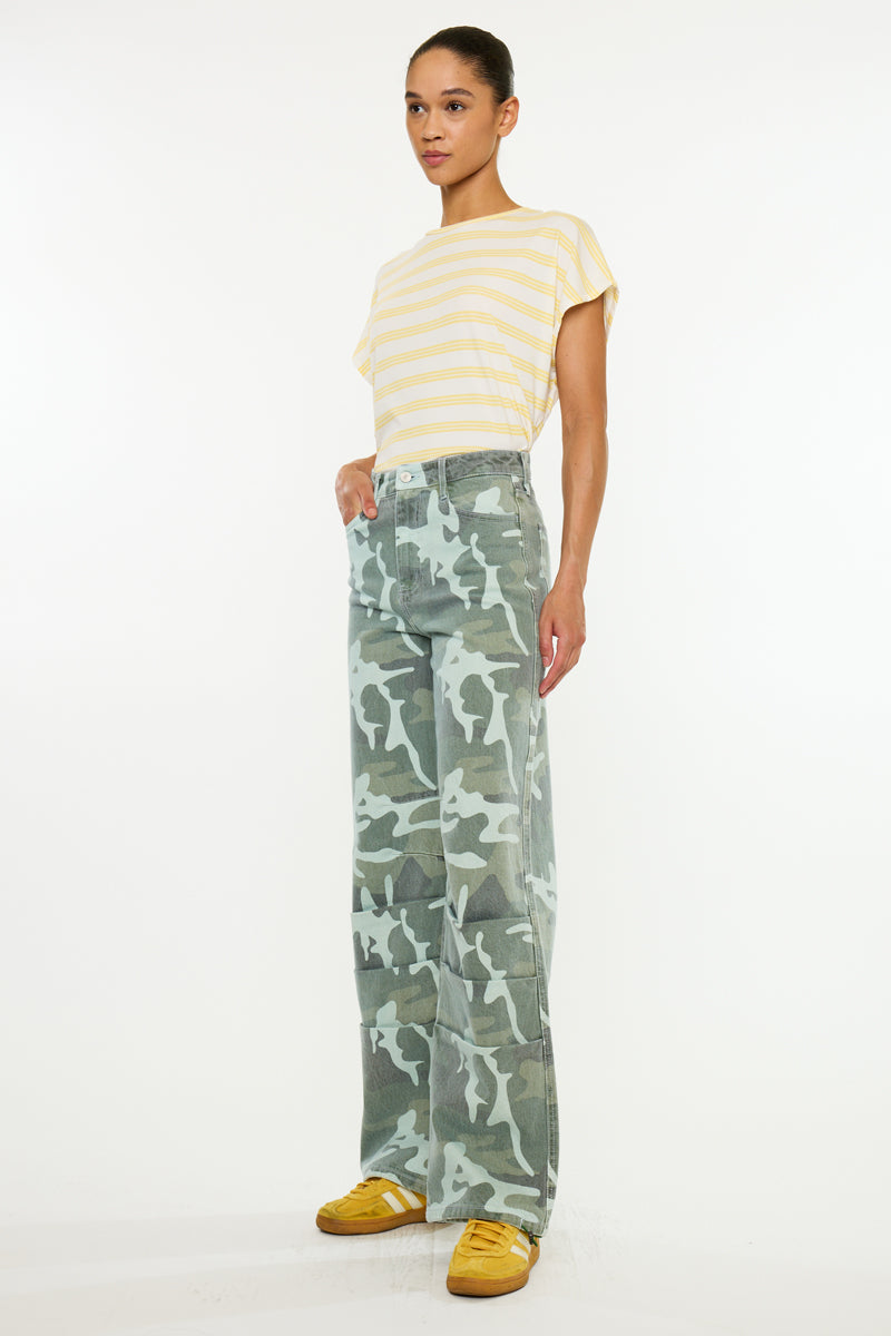 Melinda High Rise Ruched Parachute
