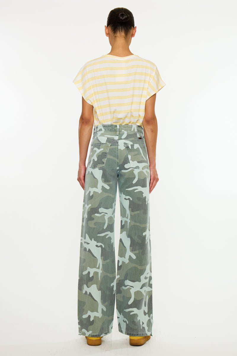 Melinda High Rise Ruched Parachute