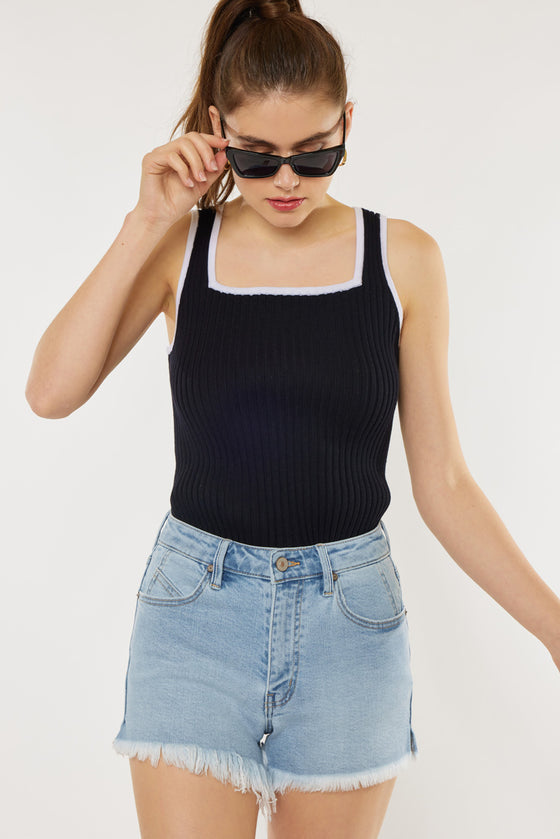 Lucetta Ultra High Rise Mom Shorts - Official Kancan USA