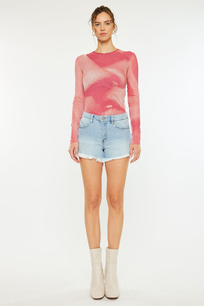 Lucetta Ultra High Rise Mom Shorts - Official Kancan USA