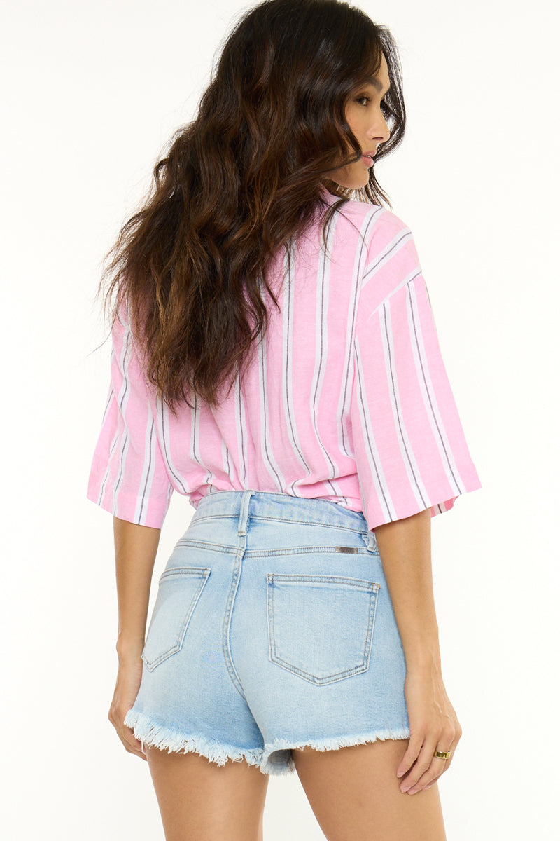 Lucetta Ultra High Rise Mom Shorts