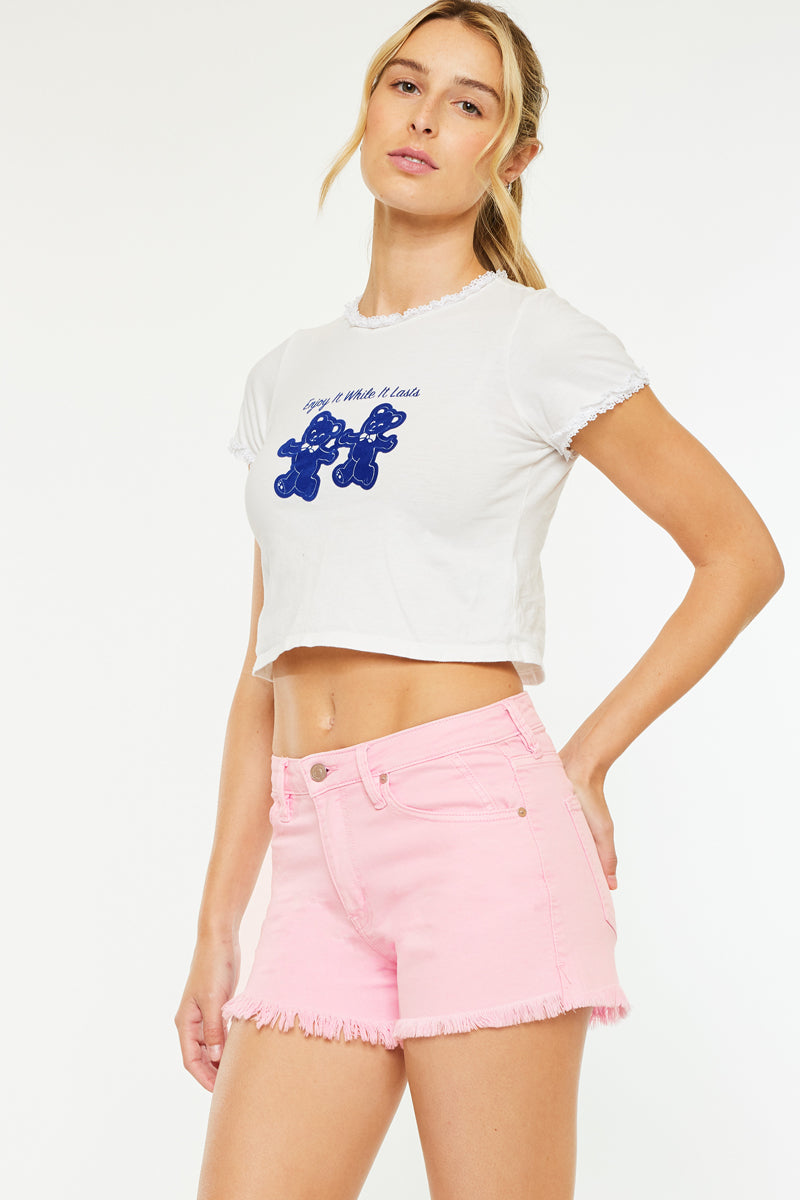 Lucetta Ultra High Rise Mom Shorts