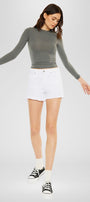 Lucetta Ultra High Rise Mom Shorts - Official Kancan USA