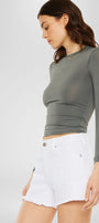 Lucetta Ultra High Rise Mom Shorts - Official Kancan USA