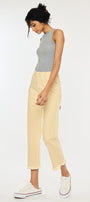 Peppermint High Rise Cropped Straight - Official Kancan USA