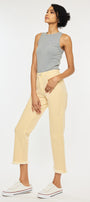 Peppermint High Rise Cropped Straight - Official Kancan USA