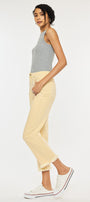 Peppermint High Rise Cropped Straight - Official Kancan USA